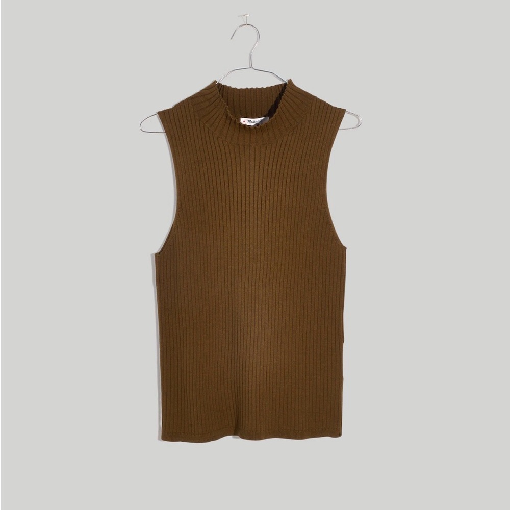 NWOT! Madewell pearson mockneck Sweater Tank Carolyn Bassette Style